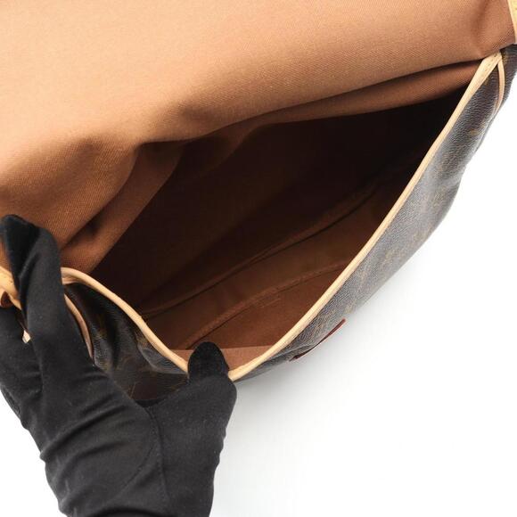 LOUIS VUITTON Brown Monogram Leather Shoulder Bag - Picture 3 of 10